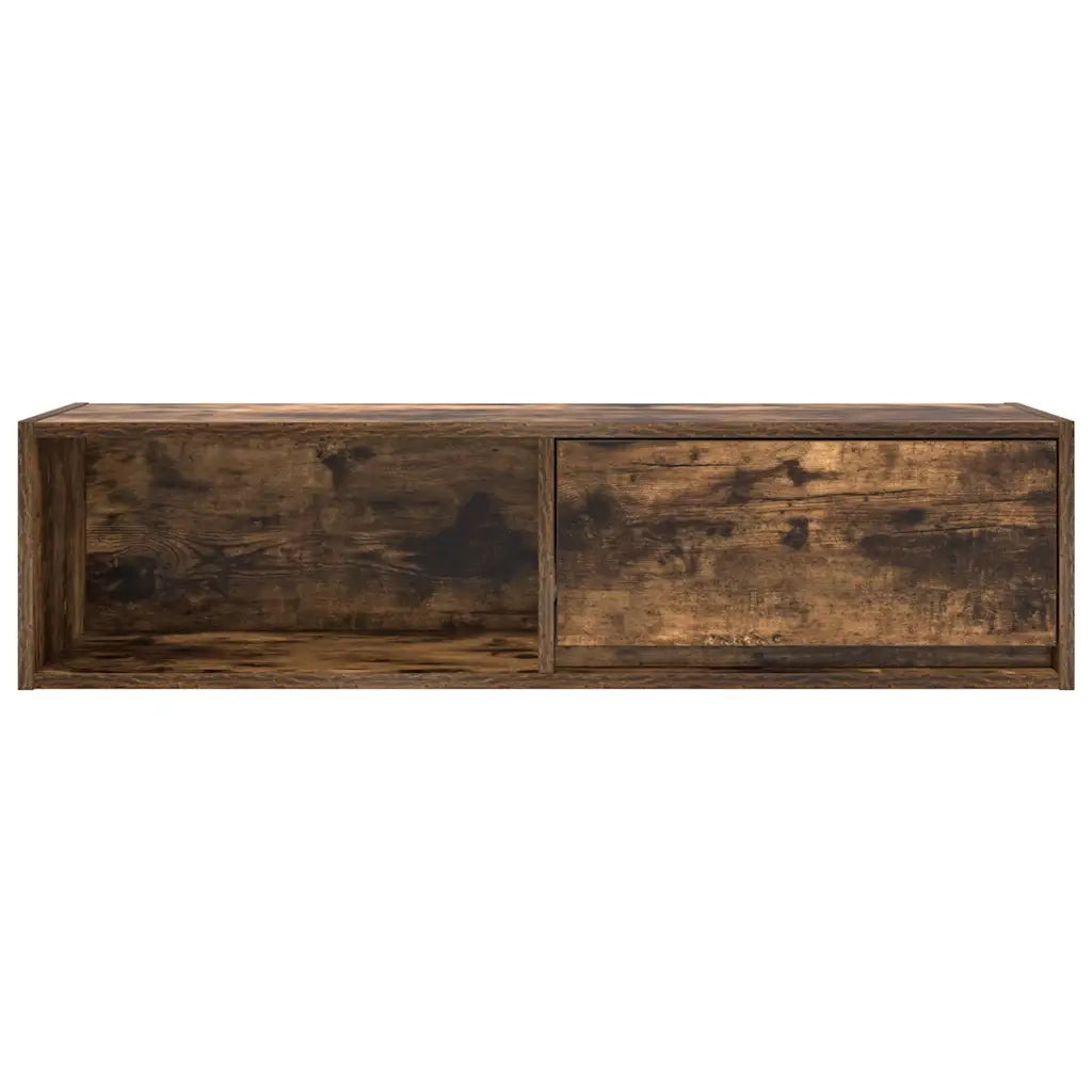Mobili TV 2 pz Rovere Fumo 100x31x25,5 cm Legno Multistrato 861481