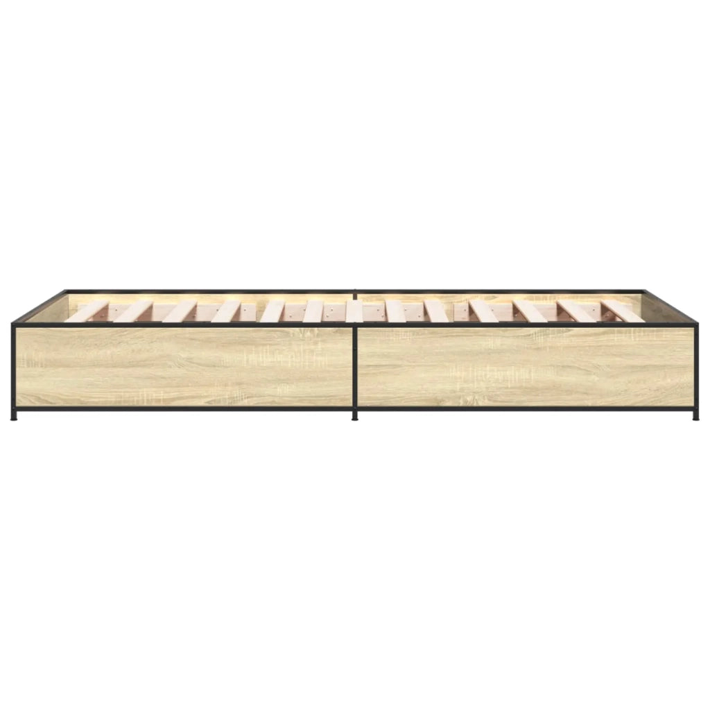 Struttura del letto-Giroletto Rovere Sonoma 80 x 200 cm 205218