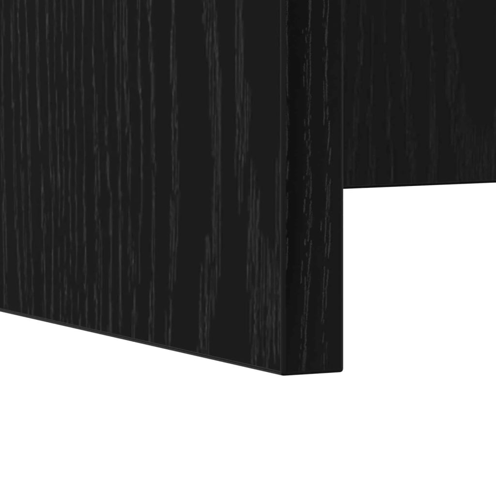 Scrivania a parete Rovere Nero 100 x 45 x 30 cm 891401