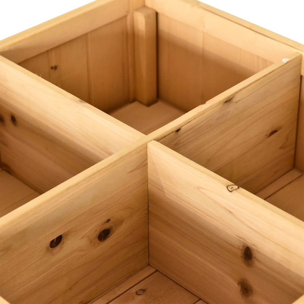 Tavolino da caff¨¨ con scaffale ¨C zephmum ¨C legno 110x46x76 cm