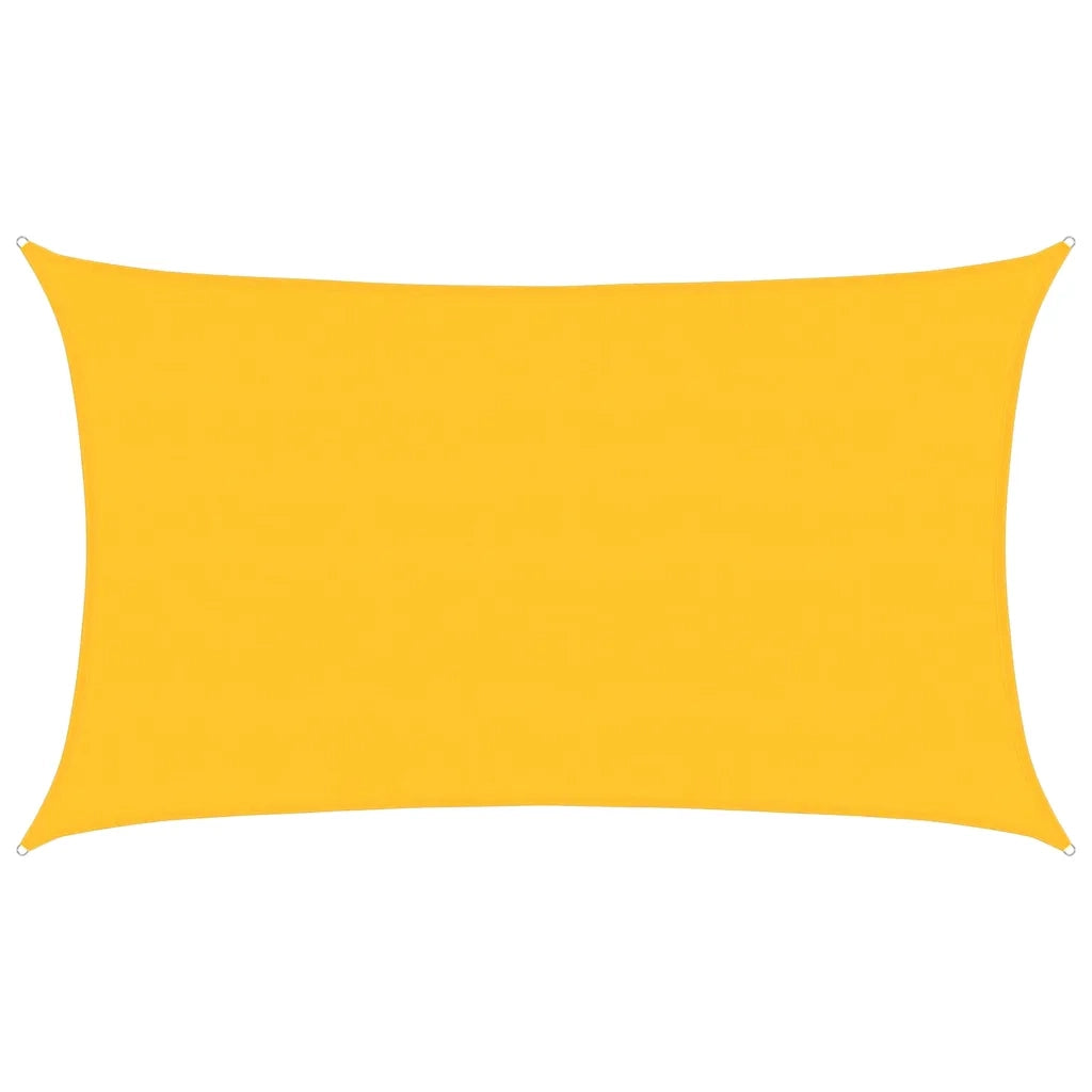 Vela Parasole 160 g/m² Rettangolare Giallo 5x8 m in HDPE 311578