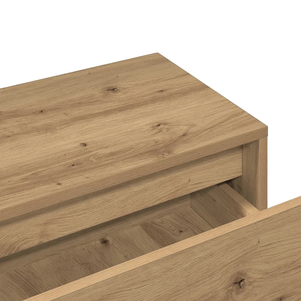 Set di Mobili da Corridoio Rovere Artigianale Legno Multistrato