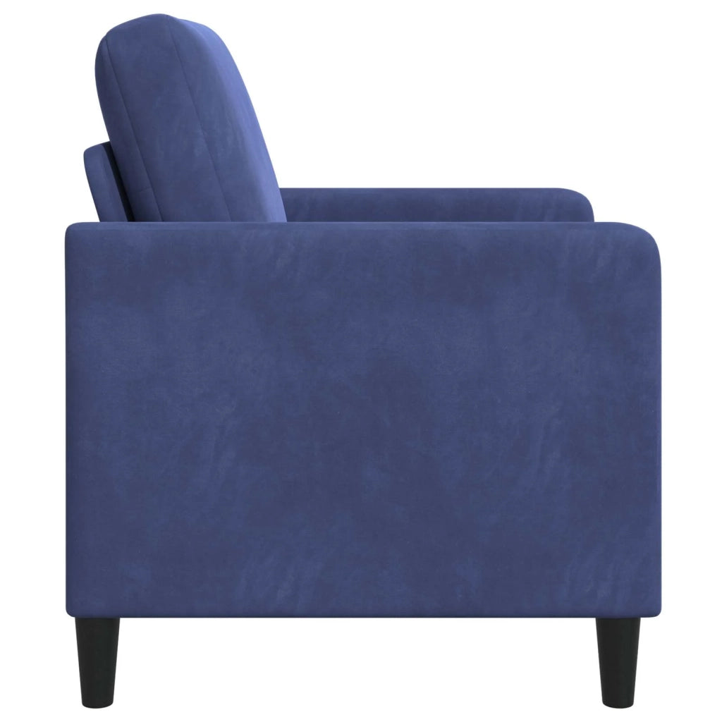 Divano con Storage Blu Polizia 72 x 78 x 87 cm Poliestere 42036889