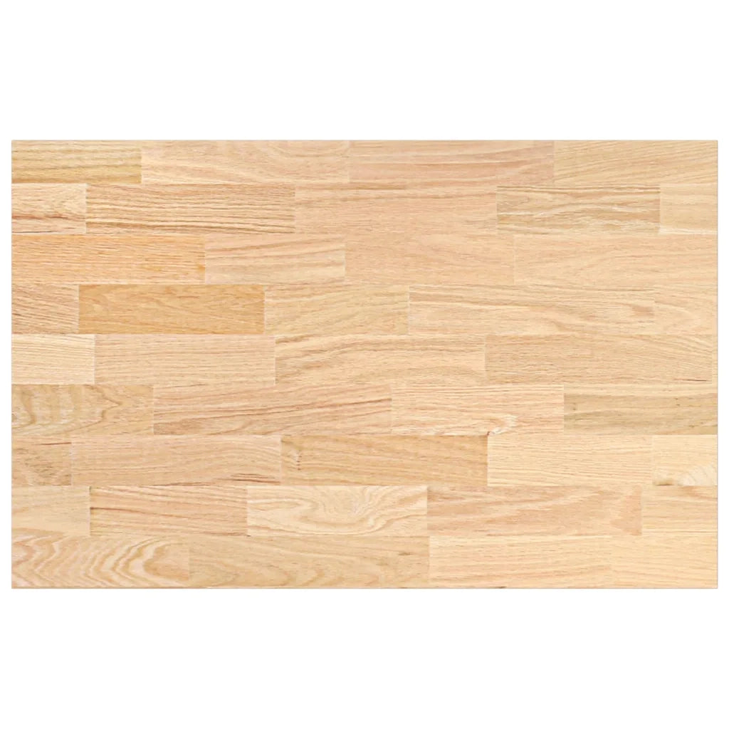 Piano Tavolo | Piano di Lavoro Cucina 100x63,5x4 cm Legno Massello Rovere