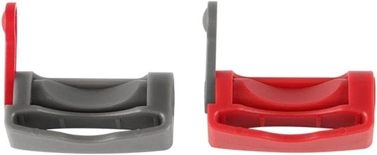 2 pezzi di blocco interruttore - 1 rosso e 1 grigio - per Dyson V7 V8 V10 V11 V12 V13 V14 V15 accessori aspirapolvere - blocco di trazione - interruttore on/off - morsetto di comando