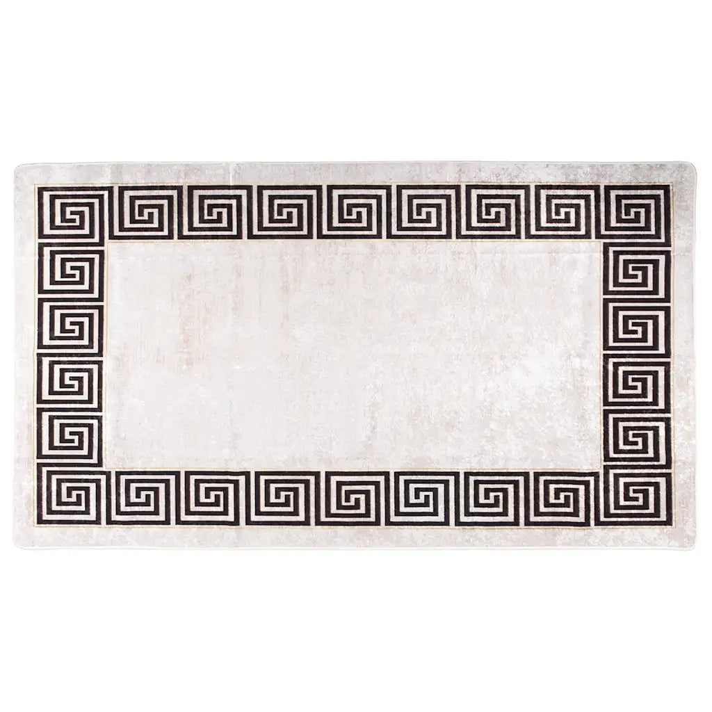 Tappeto Lavabile 190x300 cm Beige Chiaro 337950