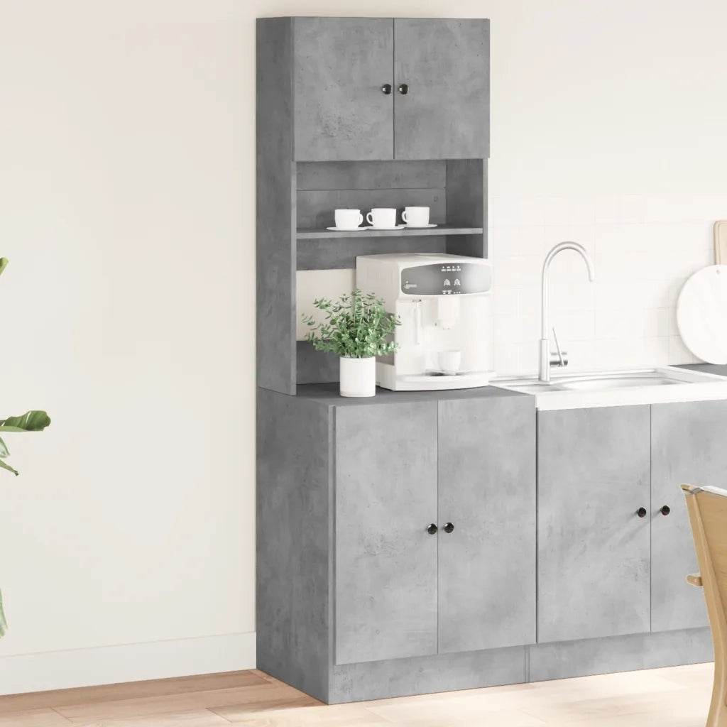 Mobile da Cucina Grigio 60x50x180 cm in Legno Multistrato 3276640