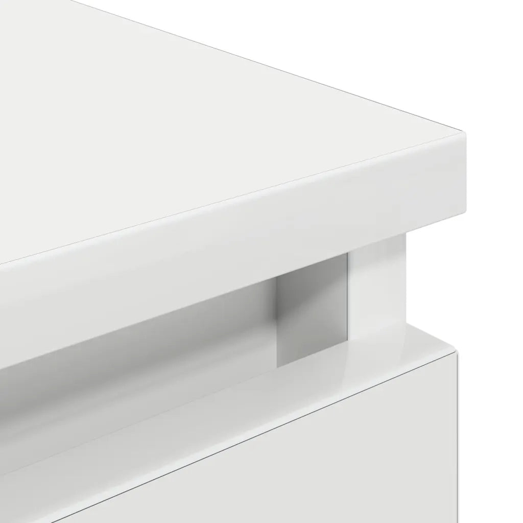 Mobile Porta TV Bianco 100x35x54 cm in Legno Multistrato 861805