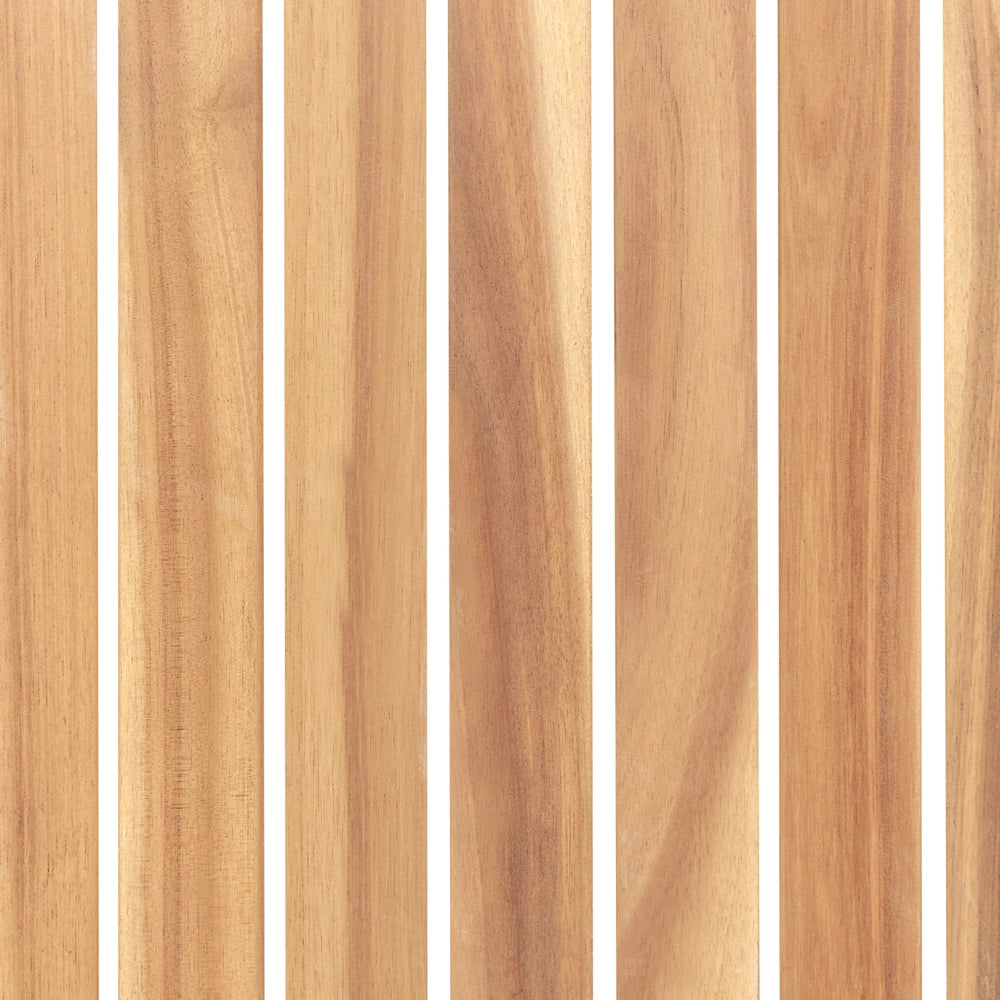 Tavolo da pranzo da giardino rustico in legno d'acacia certificato 180 x 90 cm piano rettangolare resistente agli agenti atmosferici