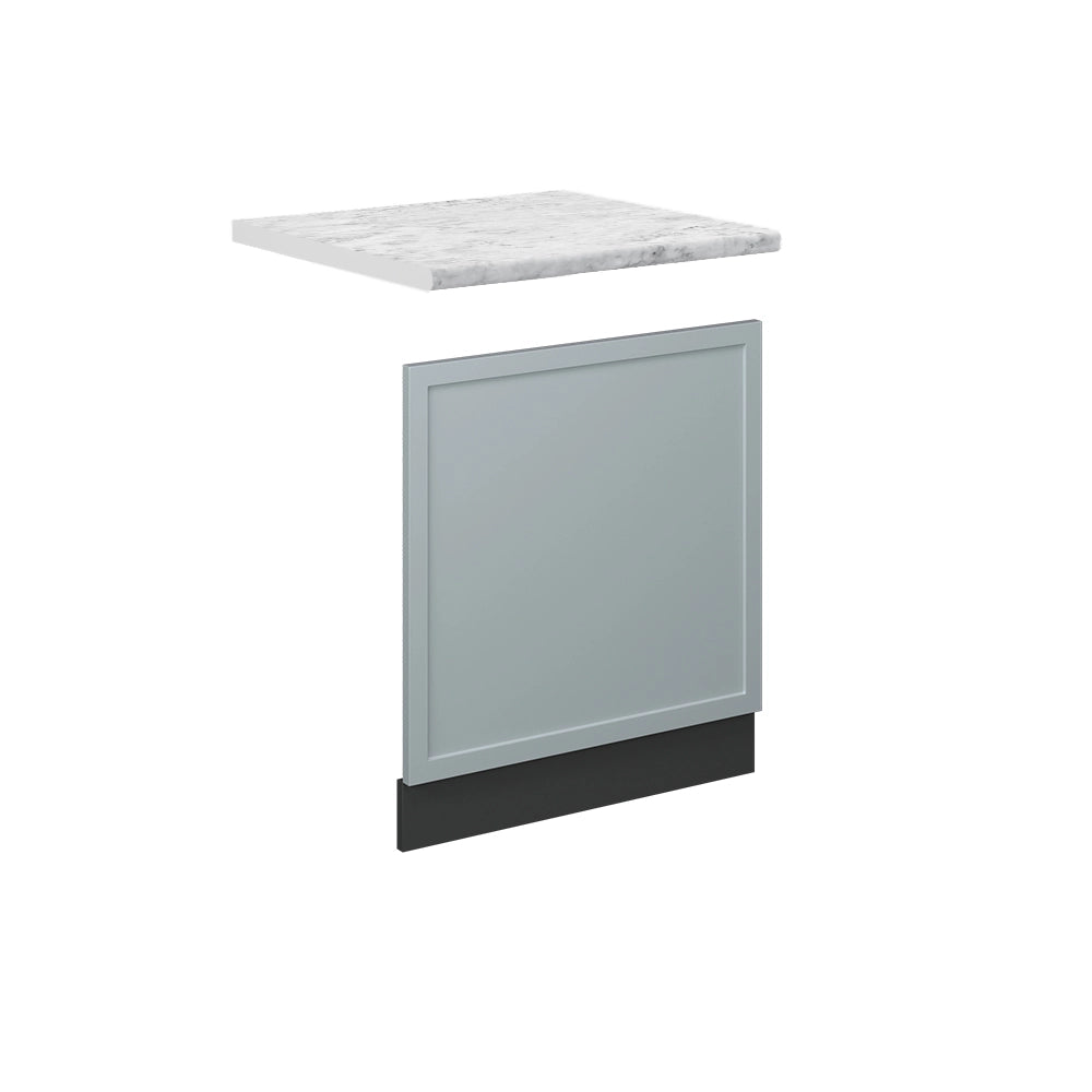 Pannello frontale Fame-Line Blu-grigio chiaro/Antracite 60 cm, PL Marmo Vicco