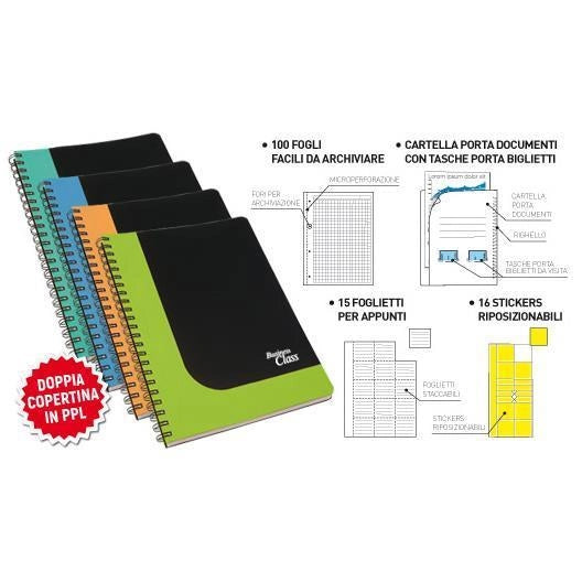 Cf4 blocco spiralato business class - 6519