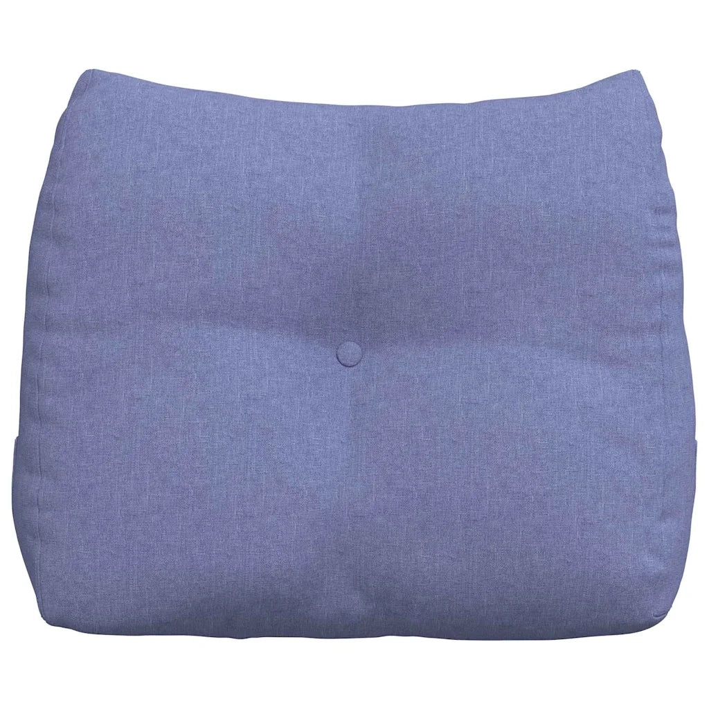 Cuscino per Schiena Blu jeans 60 x 24 x 50 cm Tessuto 42014397