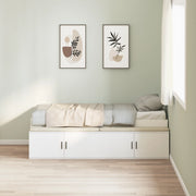 Struttura Letto da Giardino Bianca 100x200 cm