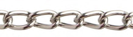 CATENA MAGLIA CORTA RITORTA 3,0 MM 2,5 M NICHEL- 1,0 pz