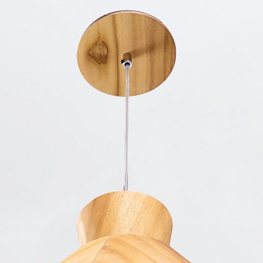 Lampada a sospensione Conical teak Ø40 E27 Quintiesse