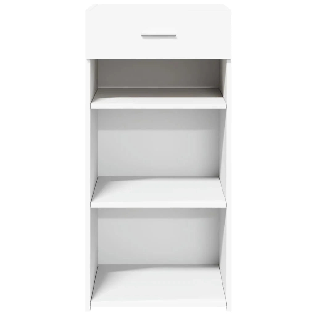 Buffet credenza cassettiera mobiletto mobile contenitore organizer per cucina soggiorno salotto 45 x 42,5 x 93 cm legno ingegnerizzato bianco 02_0030315