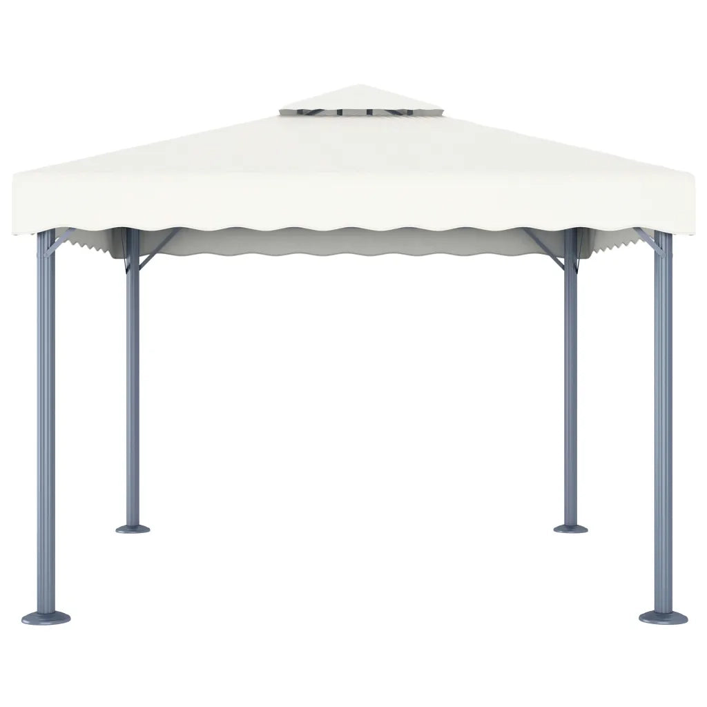 Gazebo 300x300 cm Crema Alluminio