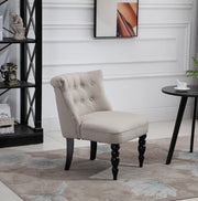 Poltrona relax 67 x 67 x 78 cm beige – stile vintage, senza materasso