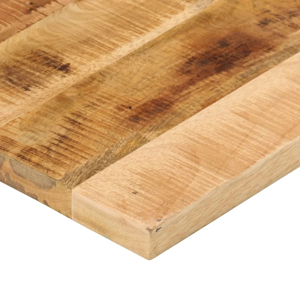 Piano per Tavolo 70x70x2,5 cm Quadrato Legno di Mango Grezzo 371341