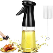 Olio Dispensatore con Penna 200 ml Flacone Aceto e Olio Dispensatore Lekvrijo per Cucina, Cottura, Frittura, Insalata, BBQ, Arrosto, Nero