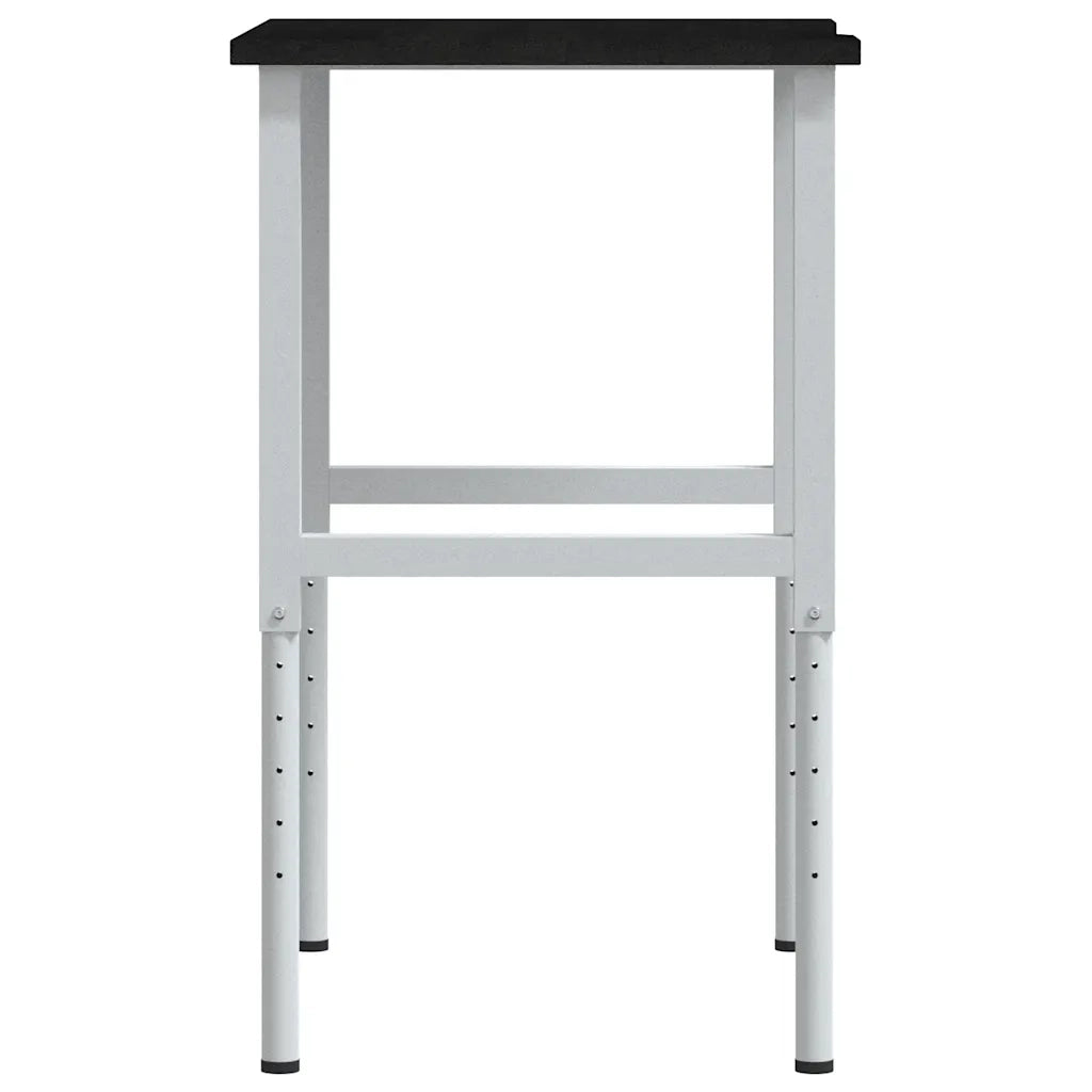 vidaXL Banco Lavoro Marrone Scuro 80x60x(71,5-98) cm Legno di Rovere