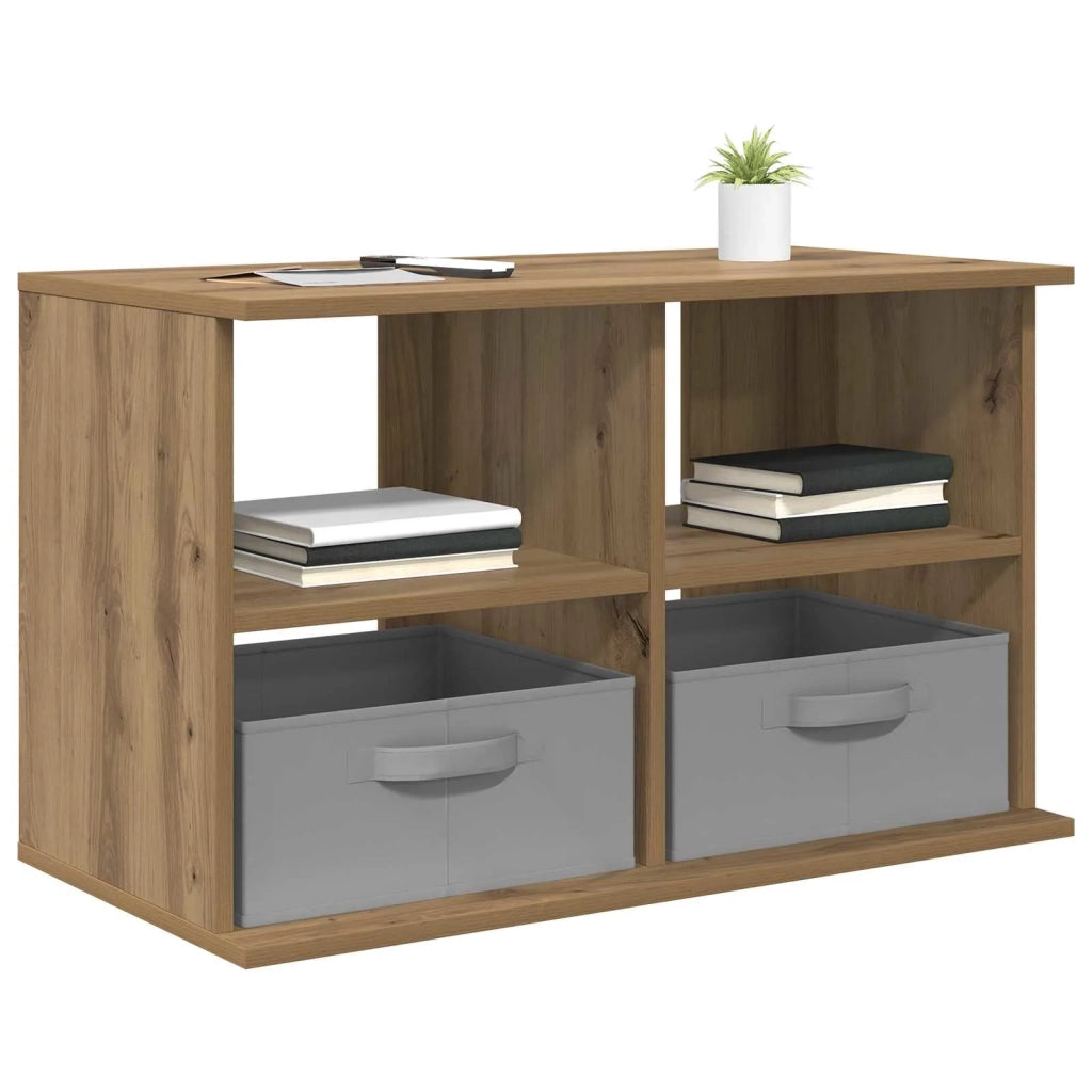 Supporto TV con cassetto Rovere artigianale 79 x 40 x 48 cm
