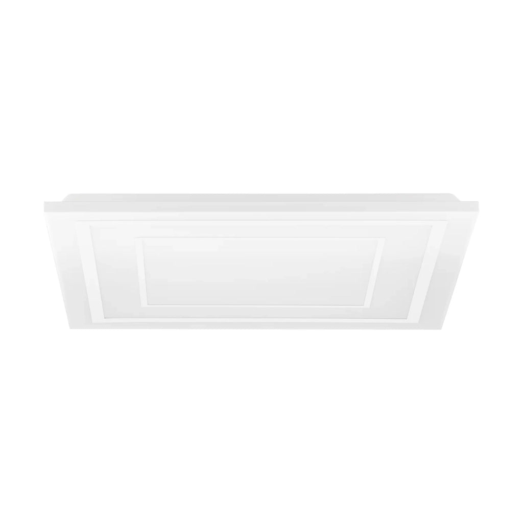 Plafoniera Moderna Albarca Alluminio Bianco Luce Led Integrato 29W