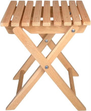 Sedia da bagno pieghevole in legno senza schienale - 36 x 30 x 31 cm - sedia da bagno - sedile
