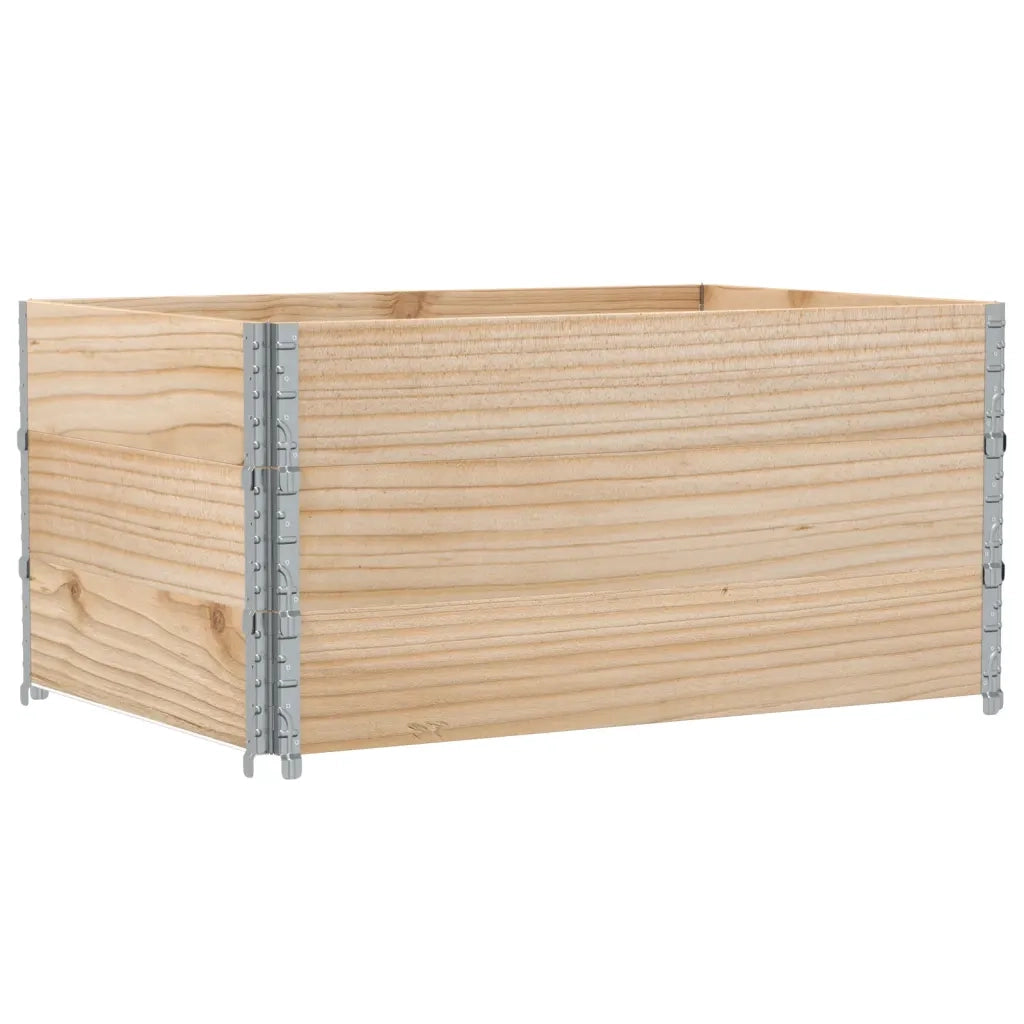 Fioriera da Giardino Marrone 120x80 cm Legno Massello di Pino 3295423