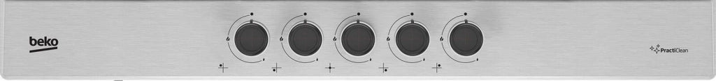 Beko HIAW75225SXE Acciaio inossidabile Da incasso 75 cm Gas 5 Fornello(i)