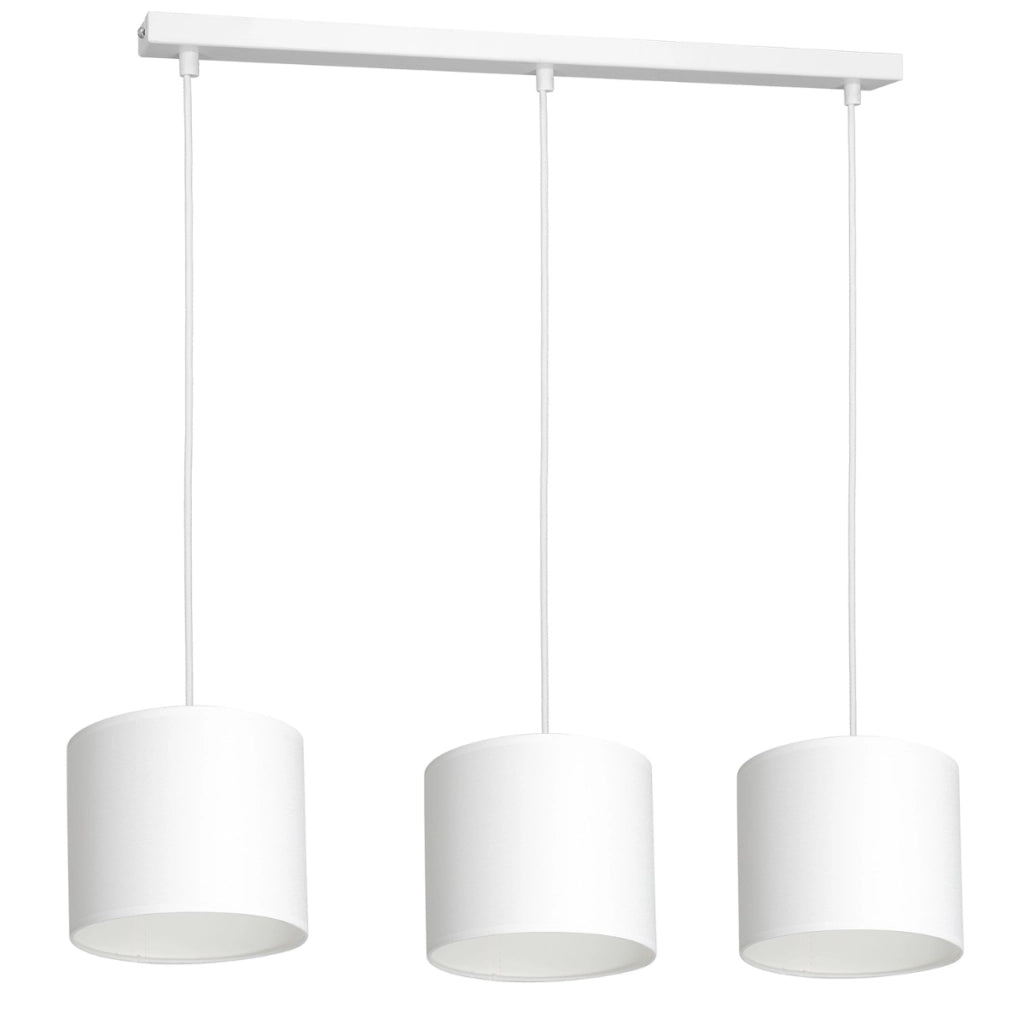 Lampada sospensione Arden Luminex bianca 3xE27 15W
