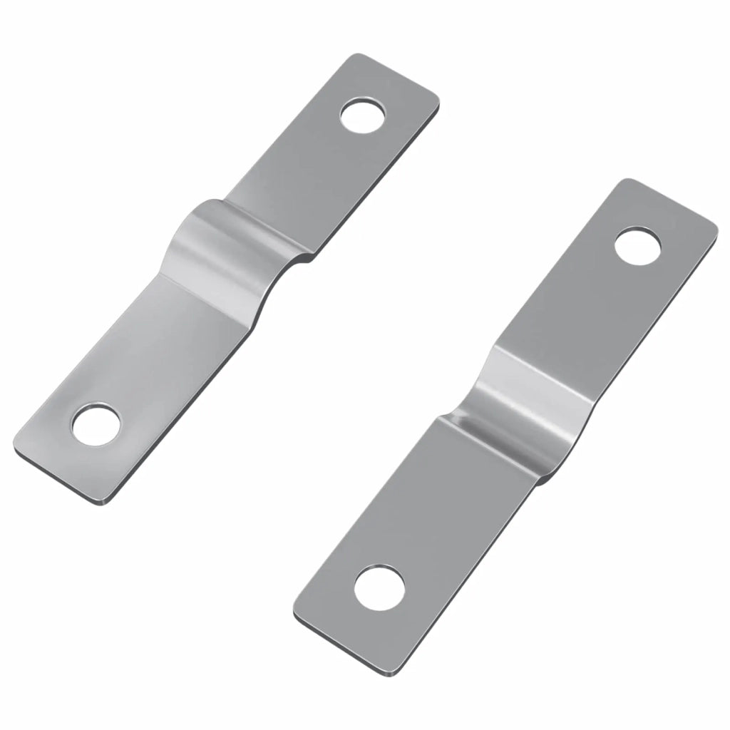 Piastra di impatto 2 pz Argento 50 x 10 x 1,2 mm Ferro CFW9077872