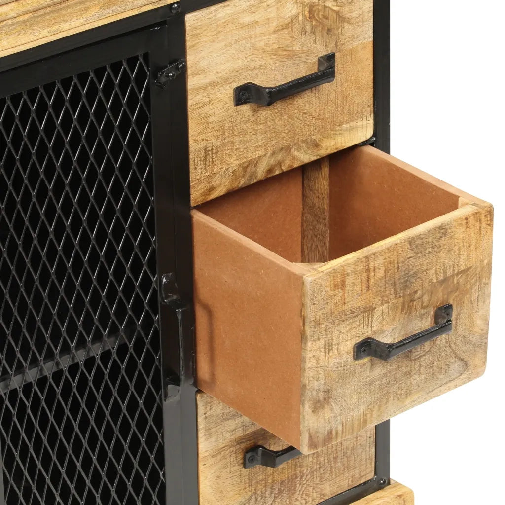 Credenza 60x30x75 cm in Legno Massello di Mango cod mxl 18896