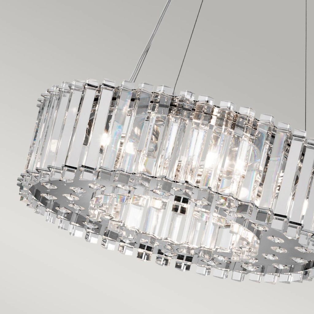 Lampadario cristallo cromato Crystal Skye 6xG9 Kichler