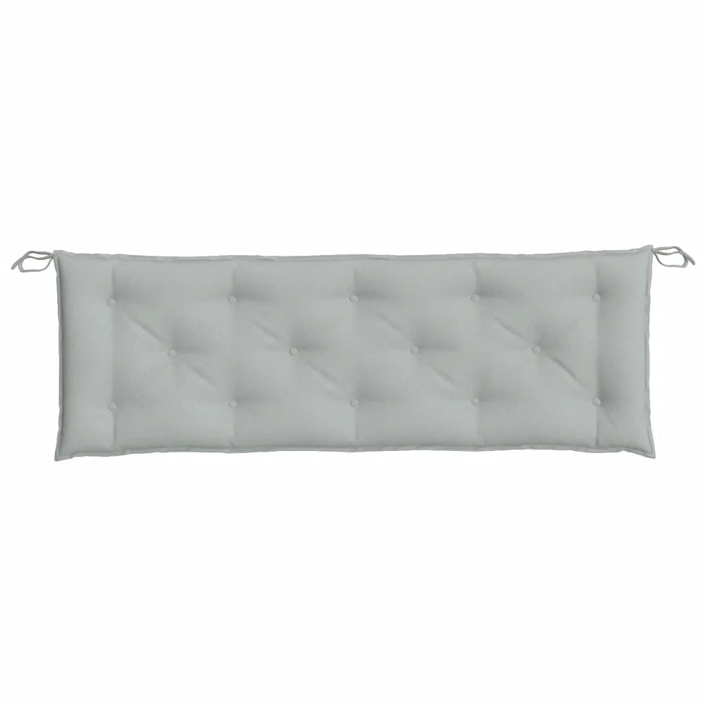 Cuscino Panca Giardino Grigio Chiaro Mélange 150x50x7cm Tessuto 4002553