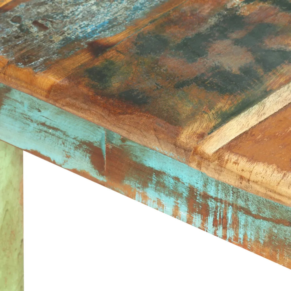 Tavolo da Pranzo in Legno Massello di Recupero 160x80x76 cm cod mxl 58539