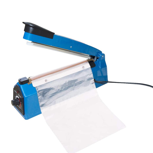 Macchina Sigilla Sacchetti 300W 240V e Buste da 200 mm Blu