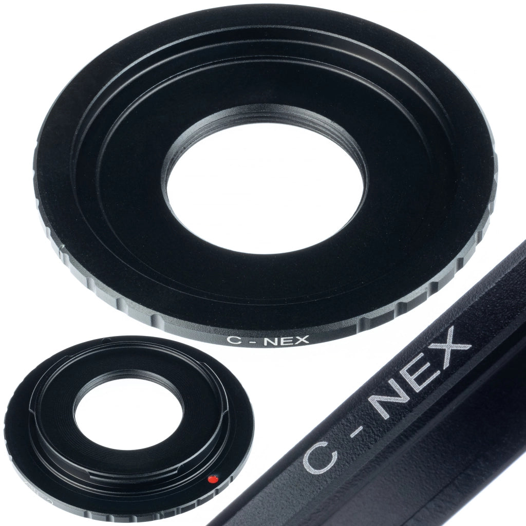 Adattatore C-Mount M25 - Sony E-Mount per Fotocamere Sony | Compatibile con Sony NEX, Alpha, PXW