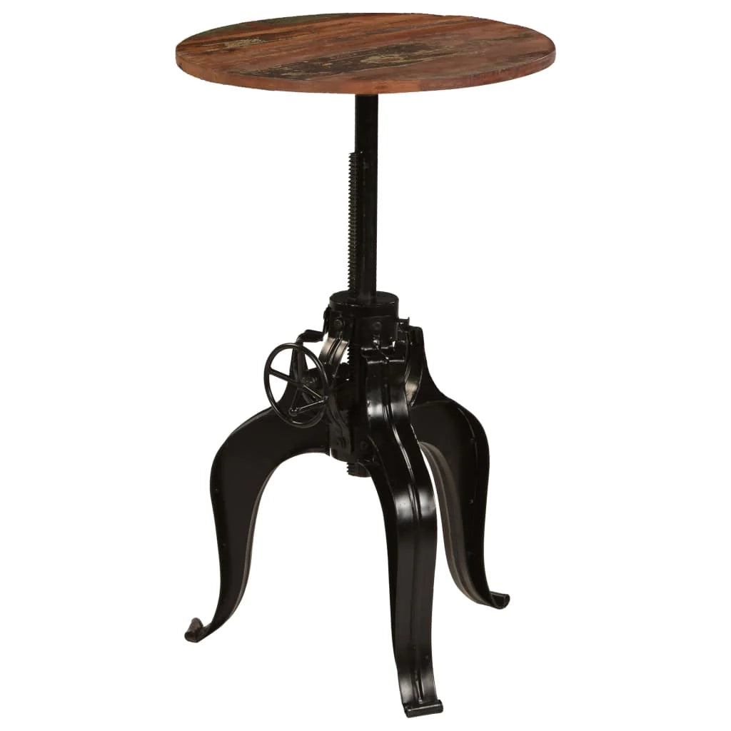 Tavolo alto da bar/bistrot in legno massello di recupero 60 cm 0902072