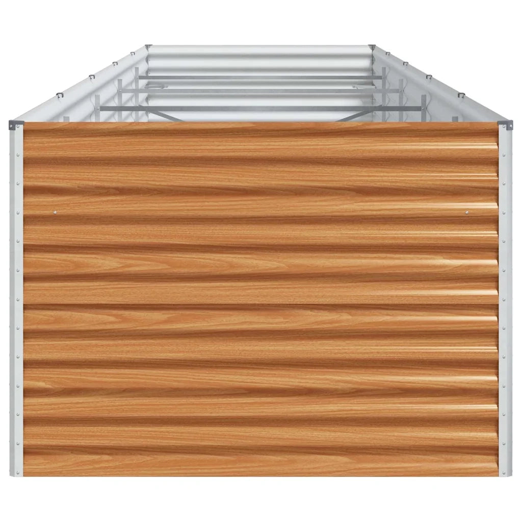 Fioriere | Cassetta per fiori | Letto rialzato da giardino 485 x 100 x 68 cm Acciaio zincato