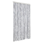 Tenda Antimosche Grigia e Bianca 100x230 cm in Ciniglia CFW6314883