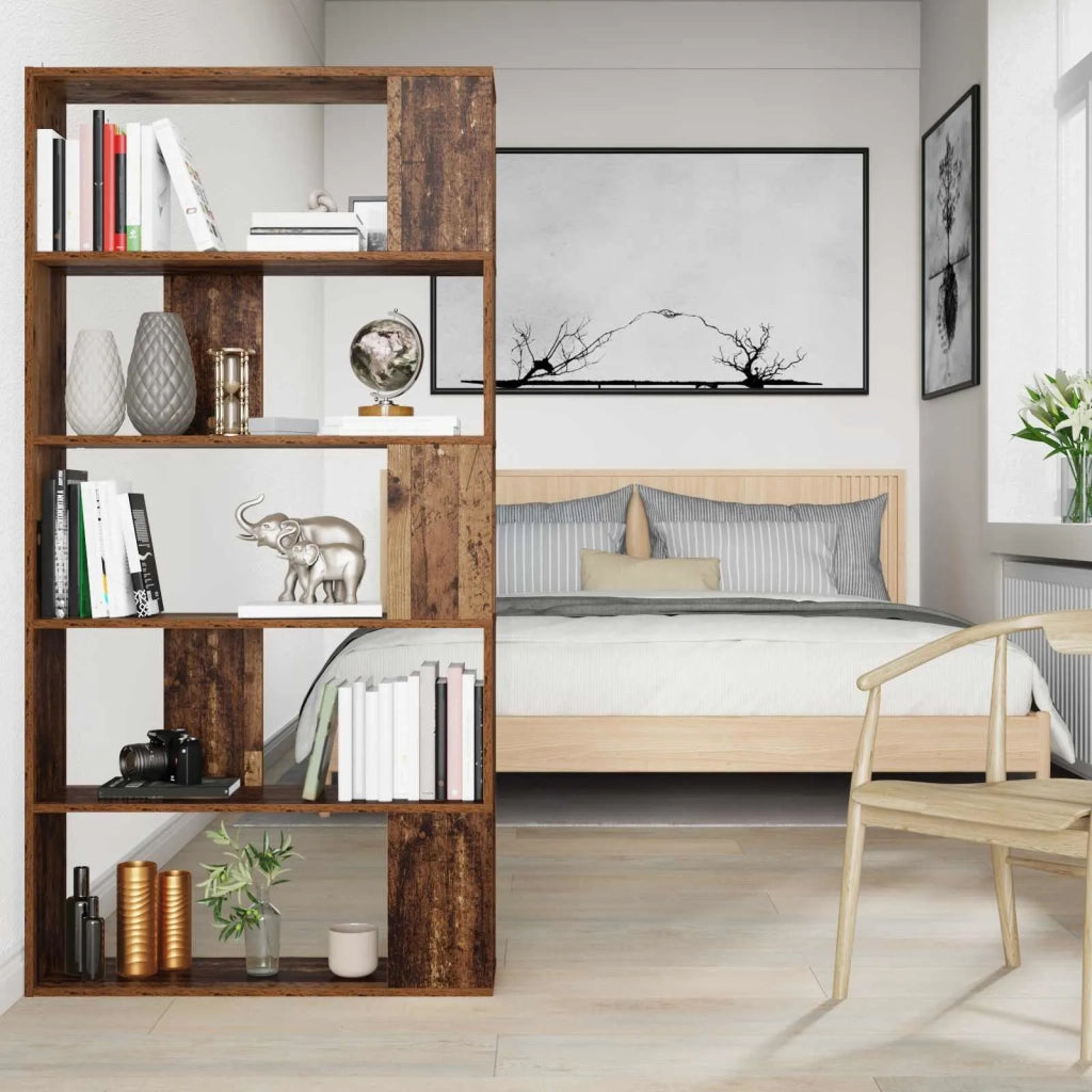 Armadio per Libri Legno vecchio 80 x 24 x 159 cm
