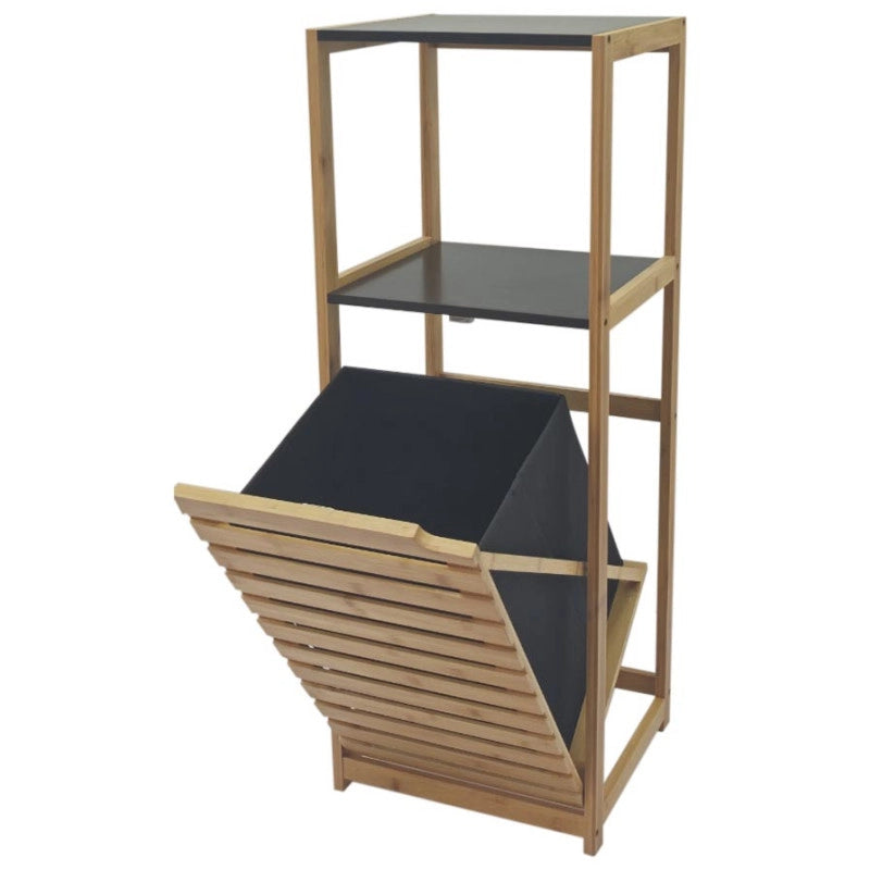 Mobiletto Linda 36x33x98cm In Bamboo Ed Mdf