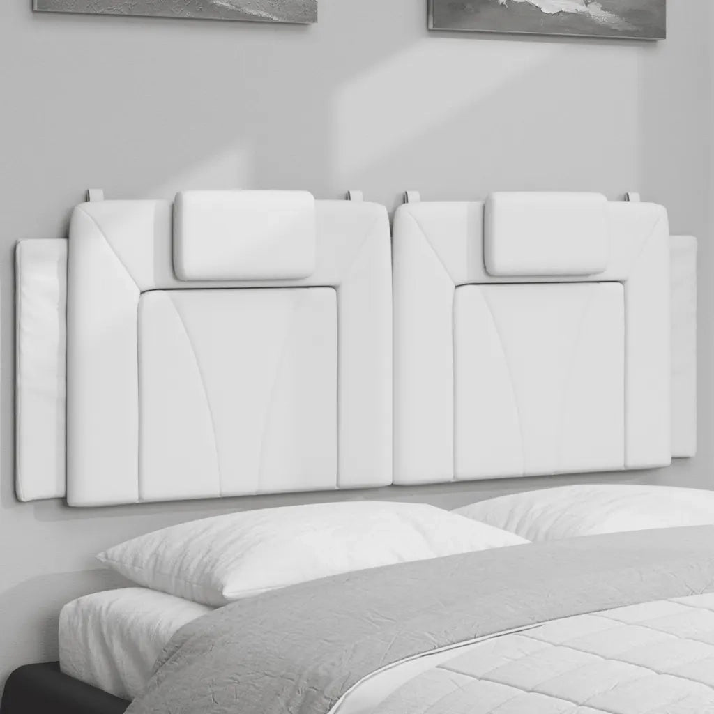 Cuscino Testiera Viana Bianco 120 cm in Similpelle CFW3062655