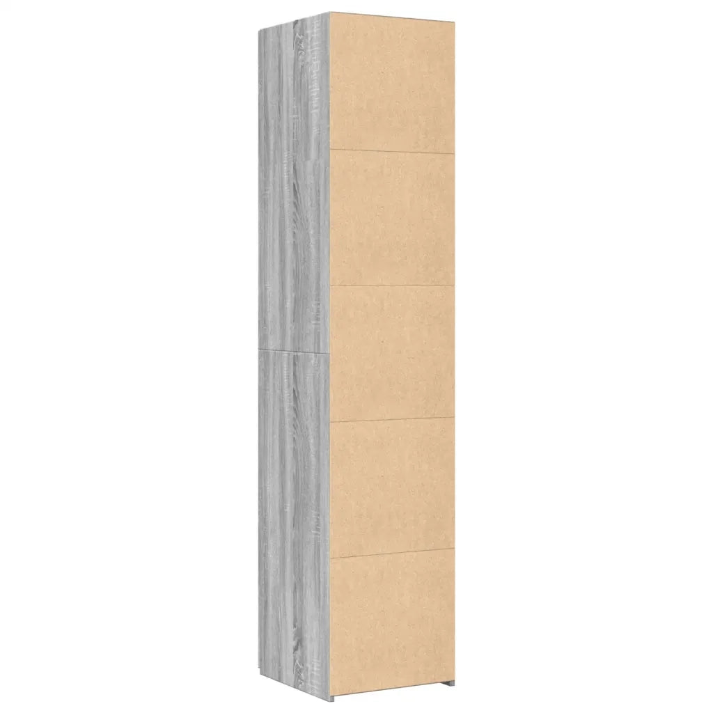Credenza Grigio Sonoma 40x42,5x185 cm in Legno Ingegnerizzato 3281404