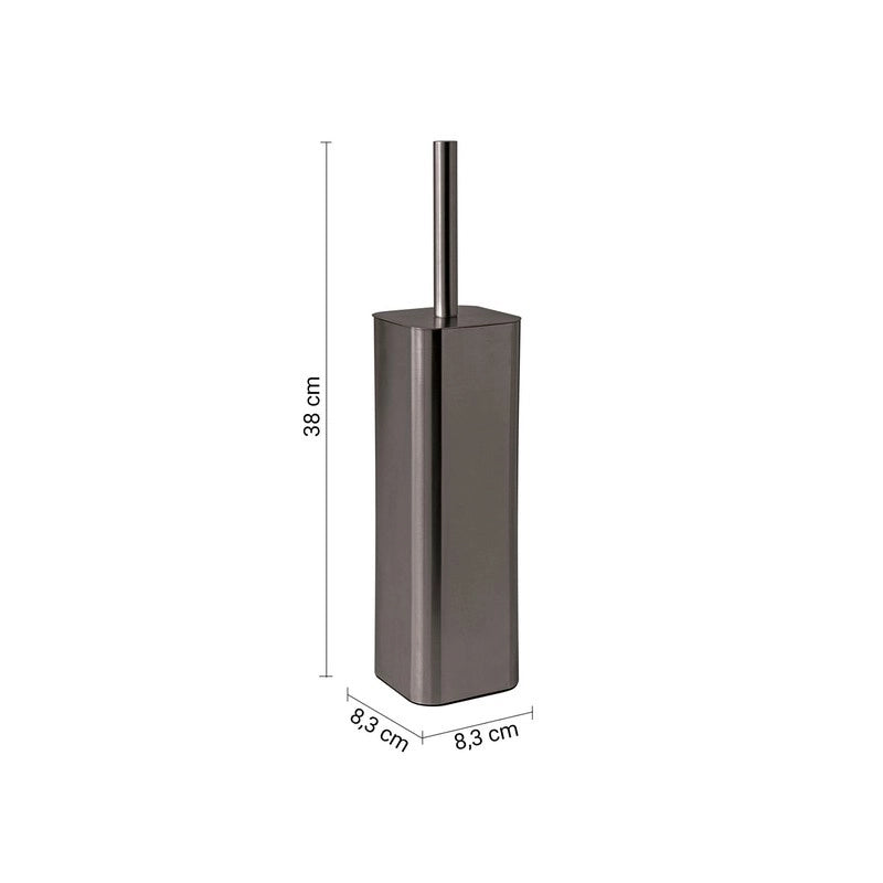 Scopino bagno da terra Tonga gun metal 38 x 8,3 x 8,3 cm