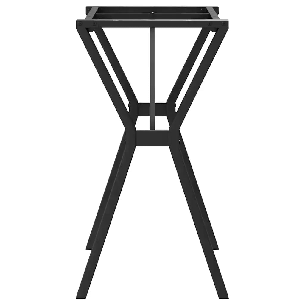 Telaio Gambe a Y per Tavolo da Pranzo 80x40x73 cm in Acciaio 357933