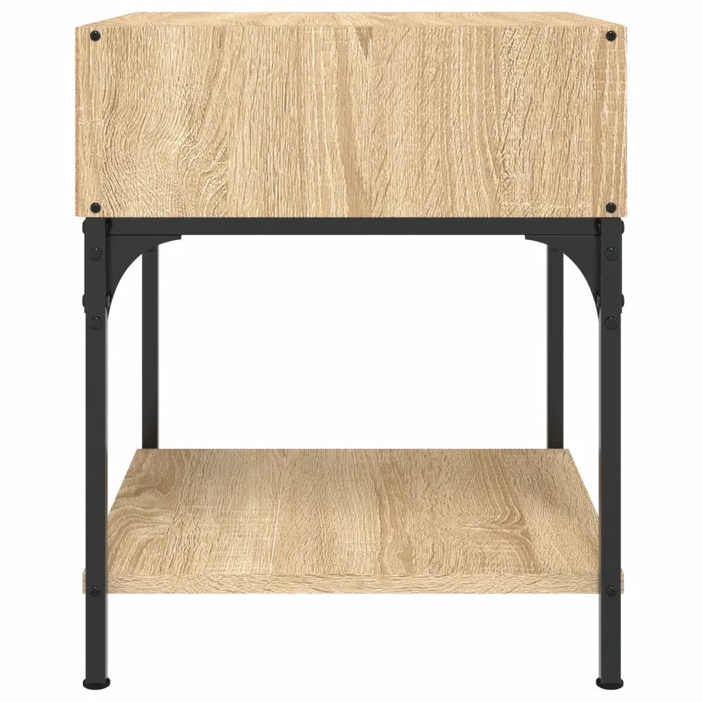 Comodino | Armadio da Notte | Mobiletto da notte Rovere Sonoma 40x41x50 cm in Legno Multistrato