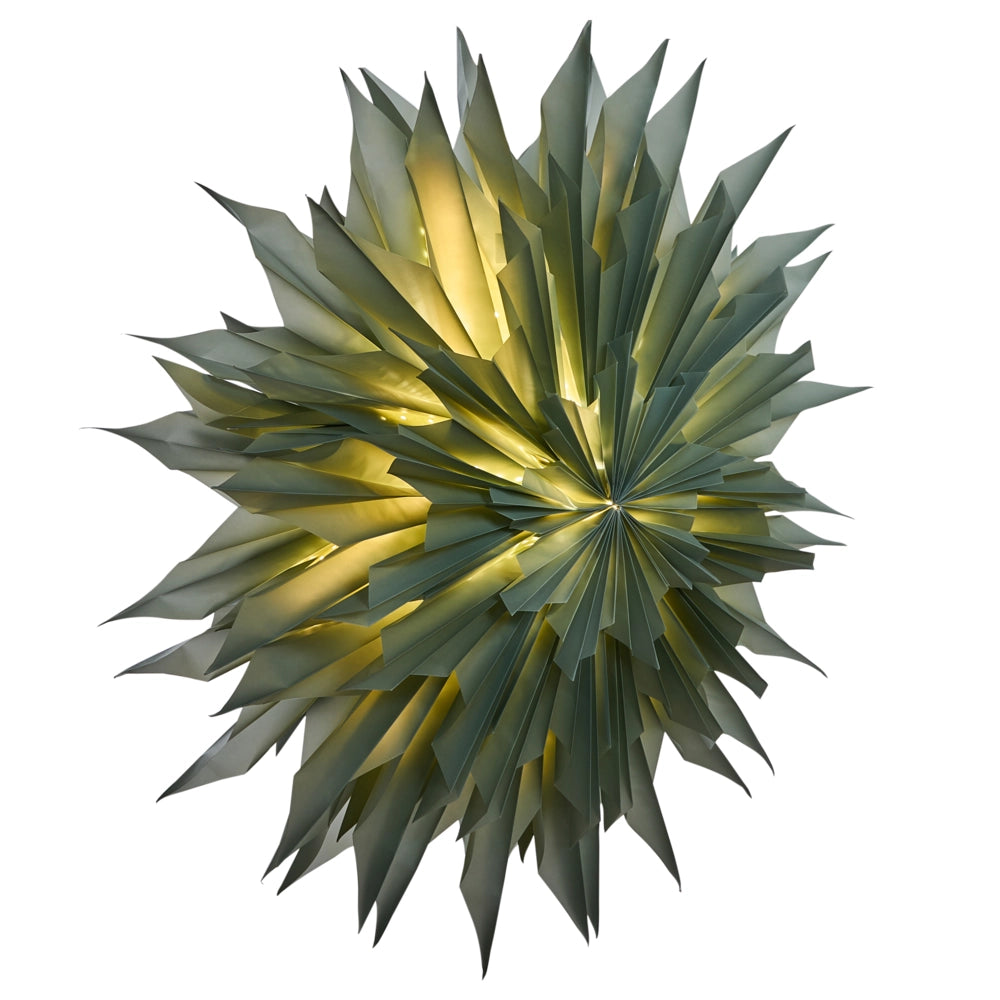 Decorazione da appendere Stella Verde Carta Ombra Stella a forma di Natale Tema Decorazione