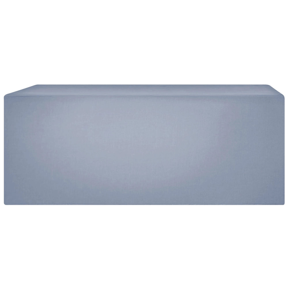 Copertura per mobili da giardino Copertura antipioggia in poliestere PVC grigio 255 x 180 x 70 cm
